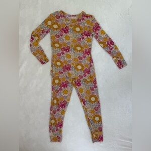 Posh Peanut Pink and Yellow Floral Lounge Set 5/6